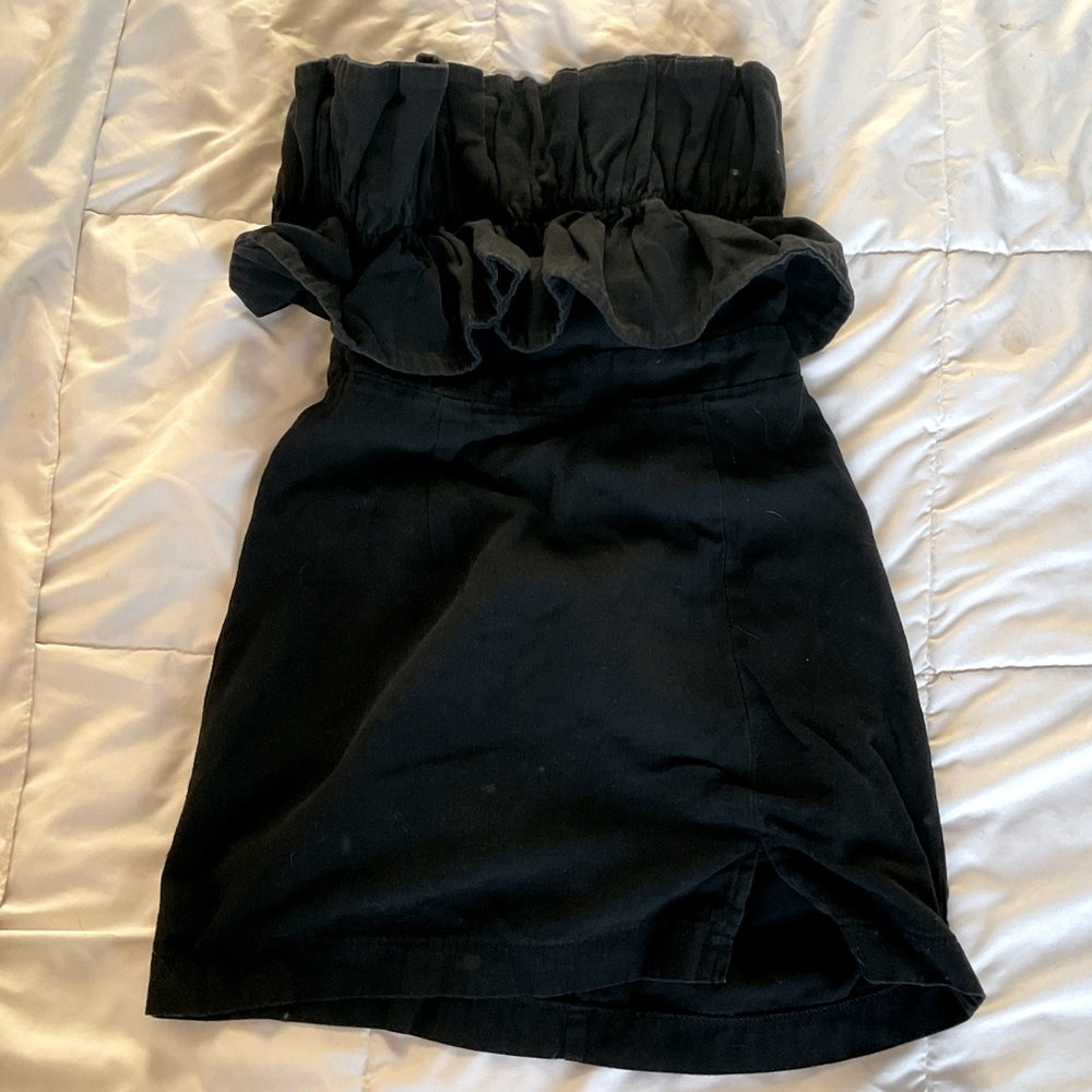Women's strapless romper